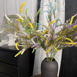 Bouquet de fleurs artificielles Jinxi multicolores en plastique, décoration de mariage, style luxe léger - Product Image 1