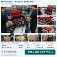 Ensemble d'outils à main OEM 85 pièces, kit d'outils de réparation automobile, boîte à outils mécanique, clé à douille en acier, clé à cliquet, tournevis
