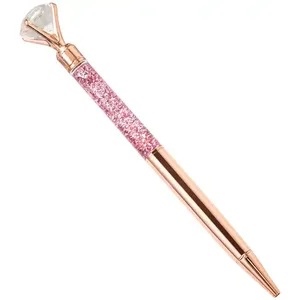 Un bolígrafo de punta de diamante de escritura suave es ideal para regalos personalizados para la futura novia. - Product Image 3