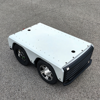 Lidar – robot de livraison à l'extérieur à conduite automatique, véhicule de livraison autonome à roues avec une charge utile importante