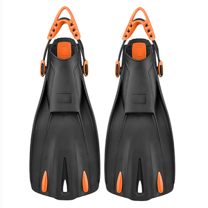 Nuevas <span class=keywords><strong>Aletas</strong></span> <span class=keywords><strong>de</strong></span> Natación para Adultos Aloma <span class=keywords><strong>de</strong></span> TRP+PP <span class=keywords><strong>Aletas</strong></span> <span class=keywords><strong>de</strong></span> Buceo Libre Premium Talón Abierto Ajustable para Snorkel y Buceo Largo - Product Image 1