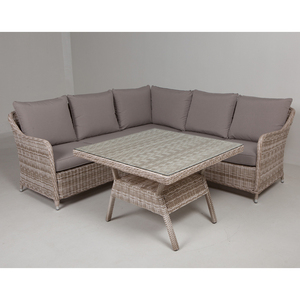 Leisure Modern Portable Corner Set 4pcs for Villa Courtyard & Park Use - Product Image 4