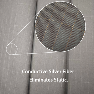 Feuilles de mise à la terre et de mise à la terre grises | 95% coton + draps housse argentés 5%, élimine l'électricité statique, améliore le sommeil et réduit l'inflammation - Product Image 2