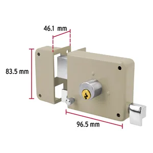 Maître avec 24 unités Serrure de superposition gauche, facile à installer, traditionnelle, boîte - Product Image 3