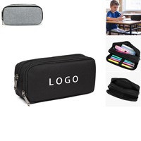 Vente en gros d'étuis cosmétiques de voyage écologiques en coton pour hommes, mini trousse de toilette Gurly personnalisée, trousse de maquillage en toile avec logo