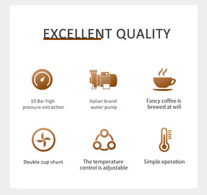 Meilleures ventes de machines à café <span class=keywords><strong>expresso</strong></span> automatiques à fonction unique avec mousseur à lait automatique - Product Image 6