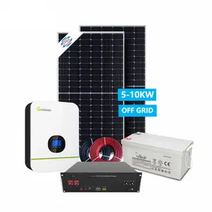 Dtec Kit lengkap sistem tenaga surya, Kit lengkap sistem tenaga surya, Off Grid Off Grid 5kW 10kW 20kW