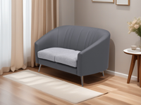 ARREDAMENTI Canapé modulaire moderne personnalisable Salon Villa Petit appartement Design haut de gamme Cuir véritable de haute qualité