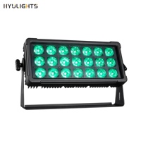 Luz LED RGBW 4 en 1 de 21x12W, IP65, Resistente al Agua, para Exteriores, Escenarios, DJ, Iluminación, DMX512, para Discotecas, Bodas, Clubes, Fiestas, Bares