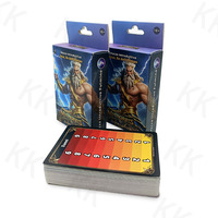 Cartes de jeu personnalisées sur mesure, ensembles de cartes imprimées de qualité supérieure, design de motifs uniques, respectueux de l'environnement, durables, coins arrondis, finition brillante/mate