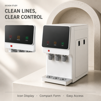 Distributeur d'eau électrique chaude et froide avec refroidissement électronique ou par compresseur, refroidisseur d'eau de bureau pour usage domestique et professionnel