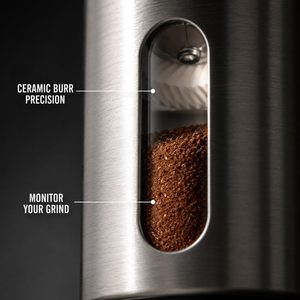 New Arrival <b>Mini</b> Portable Stainless Steel Thickened Body Adjustable Coffee Bean <b>Grinder</b> With Ceramic Burr - Product Image 2