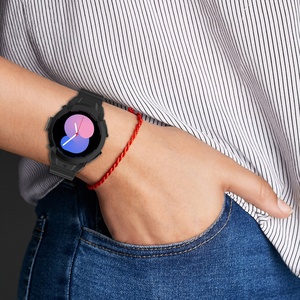 Ensemble de bracelets de rechange en silicone pour montre 40mm 44mm, design Sport Loop, boucle à dégagement rapide, vente en gros - Product Image 6