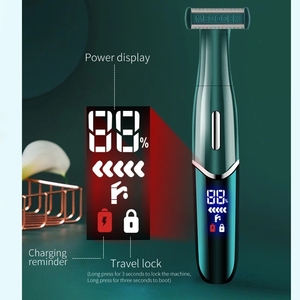 One Blade Shaver razor Cordless Facial Body Hair Trimmer for <b>Men</b> Beard Shavers Stubble Hair <b>Cutter</b> Electric Nose Mustache Trimer - Product Image 6