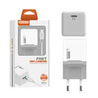 Somostel Q26 Pengisi Daya Ponsel Pengisian Cepat PD 20w Fast Charging Charger dengan Kabel Data Caricatore untuk Ponsel Carregadores