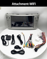 CARUPEZ 7 pouces Android voiture stéréo GPS Navigation transmetteur FM Style OEM pour Toyota Camry 2007-2012 8581/7862 8 cœurs 1 an