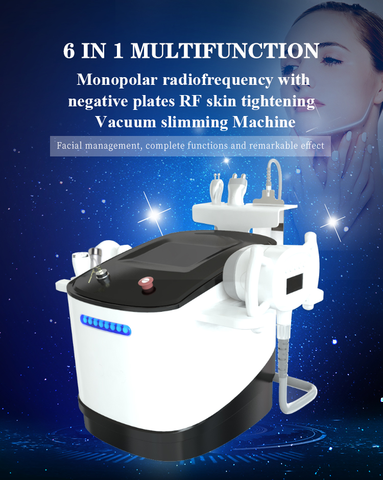 Rf Vacuum Cavitation Portable Slimming Machine Breast Enlargement Cavitation Radio Frequency Three polar Facial  Corporal