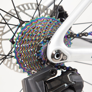 Fourche en fibre de carbone 24 vitesses pour vélo de route, compatible avec les freins à disque, pour course, coupe-vent, CYCLONE-3rd-ET WheelTop TX-24S, jante carbone - Product Image 5