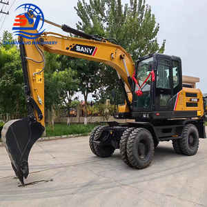 Excavatrice Sany SY155W Pro d'occasion de marque chinoise, 15 tonnes, excavatrice moyenne d'occasion avec moteur Isuzu, pas cher à vendre - Product Image 2
