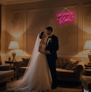 Bán buôn giá rẻ ABS Acrylic <span class=keywords><strong>LED</strong></span> Backlit Neon Đăng Hạnh Phúc sinh nhật Đảng Điều khiển từ xa cho Alexa tương thích cửa hàng nhà Thanh - Product Image 5