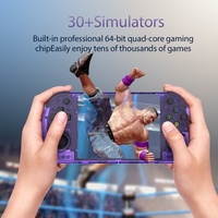 Consola de Juegos Retro Portátil 2026 R36H Promax de Aleación de Aluminio CNC RK3356 Linux HD con Pantalla Grande