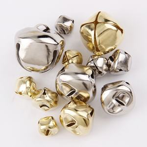 Pendentifs en forme de clochettes en fer électro-plaqué de 6 mm à 65 mm, ornements suspendus pour sapin de Noël, pour la maison, les fêtes, les travaux manuels - Product Image 1