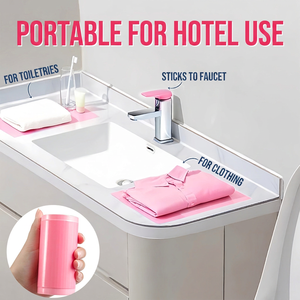 Protège-siège de toilette jetable portable en plastique, anti-salissure, transparent, épaisseur 3 mm, pour voyage et hôtel, protection des éviers, 36 mois - Product Image 2