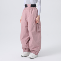 Pantalon de ski et snowboard unisexe imperméable et coupe-vent pour activités sportives en extérieur