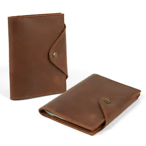 Wholesale Designer Leather Gift Items Travel Wallet Card Holder Passport Holder Cover Custom
