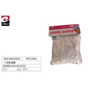 Gorro Ducha Disposable Shower Cap 5 Pcs Pack For Bathing Protection - Product Image 3