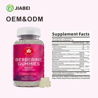 Fournisseur de compléments alimentaires Gummies santé Gummies à la berbérine Extraits botaniques pour soutenir l'immunité et la santé intestinale des adultes