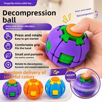 Tour spirale anti-stress rotative en plastique imprimé en 3D, jouet créatif pour les doigts, ornement éducatif en forme de tomate pour jeunes