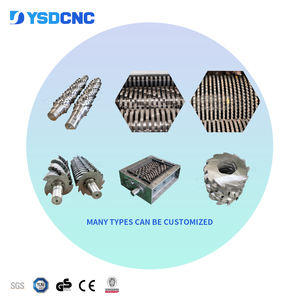 Panos De Tecido De Resíduos Pequena Sucata Triturador De Resíduos Sólidos Garrafa De Plástico Dois Shaft Mini Shredder Machine Preço - Product Image 5