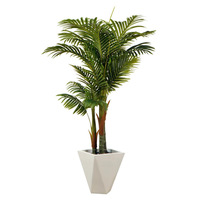 Pot de Palmier Areca Artificiel Plante Artificielle en Pot Plantes Artificielles en Pot Palmier Vert Artificiel Plante Artificielle avec Pot