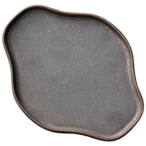 Retro Ceramic Dry Tea Tray Ruyi Shape <b>Mini</b> Tea <b>Table</b> For Home Use Chinese Minimalist Style - Product Image 5