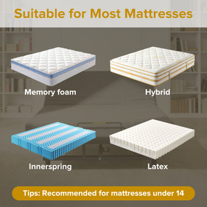 Oe Home Adjustable Steel <b>Bed</b> Base Frame <b>Queen</b> <b>Size</b> Modern Design Head Foot Incline Wireless Remote 4-Port USB Under-<b>Bed</b> - Product Image 5