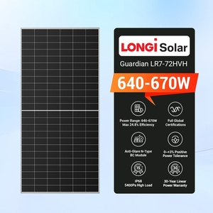 Paneles Solares Bifaciales de Alta Potencia Longji Himo X10 con Doble Cristal, 660W 665W 670W, Tecnología HPBC 2.0, Módulos Fotovoltaicos - Product Image 1