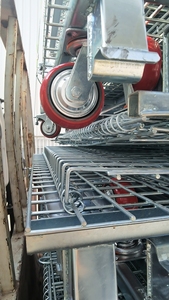 Lưới Lồng <span class=keywords><strong>Stackable</strong></span> xe nâng an toàn lồng Trung Quốc nhà máy vật nuôi phôi dây lưu trữ container - Product Image 3