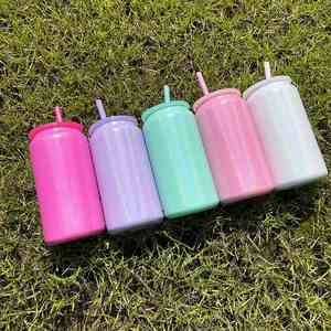 Vasos de Acero Inoxidable Aislados al Vacío, Holográficos y Brillantes, para Sublimación, de 16 oz, Estilo Lata de Refresco, Disponibles en el Almacén de EE. UU. - Product Image 2