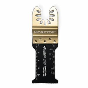 <span class=keywords><strong>Lame</strong></span> multi-outils bi-métal 34x51mm pour la découpe du bois, du plastique et du métal, scie <span class=keywords><strong>oscillante</strong></span> universelle, coupe-clous, remplacement, vente en gros, lot en vrac - Product Image 1