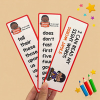 Jeu de cartes éducatives personnalisé écologique pour bébés, jeu d'apprentissage de l'anglais, jeu cognitif, cartes flash en papier avec anneau
