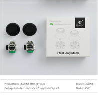 Joystick GuliKit TMR con Cubierta de Joystick para PS4, PS5/PS5 Edge, Gamepad para Switch Pro, Xbox Series, Accesorios de Reparación para Controles de Videojuegos