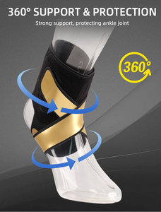 Soporte Profesional para Tobillo con Doble Correa <span class=keywords><strong>de</strong></span> Compresión Ajustable para Esguinces <span class=keywords><strong>de</strong></span> Tobillo - Product Image 5