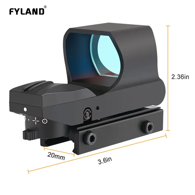 Avcılık gece görüş kapsamları termal lekelenme optik lazer aksesuarları için kırmızı nokta görüşü uzun menzilli taktik kızılötesi kapsam