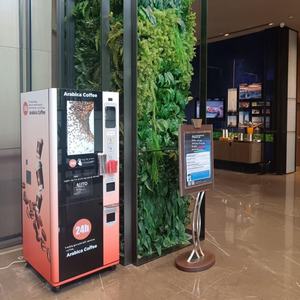 Distributeur automatique de <span class=keywords><strong>café</strong></span> intelligent DEYI, 30 types de boissons fraîchement moulinées, écran tactile 21,5 pouces, 4G LTE, télécommande - Product Image 3