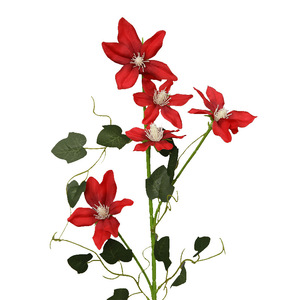 Fleurs de freesia artificielles, branche unique, en soie, décorations de mariage - Product Image 1