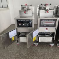 Haute qualité en acier inoxydable KFC canard équipement électrique pression friteuse 25L poulet frit électrique pression friteuse Machine
