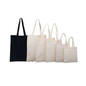 Custom Black Recycle Plain Organic Handmade Cotton Bags for Packaging Cotton Pouch Canvas <b>Tote</b> Bag with Logo - Product Image 2