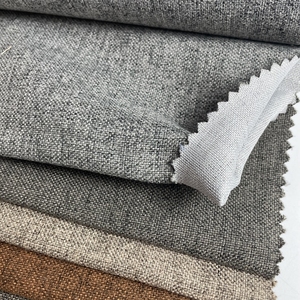 Factory Directly Wholesale High Quality <strong>Linen</strong> Woven <strong>Linen</strong> Look Fashion Curtain Fabric <strong>Linen</strong> Look Sofa Fabric Wholesales - Product Image 3