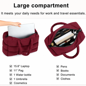 Bolso Tote de Nailon con Estampado de Leopardo de Gran Capacidad y Alta Calidad, Bolso Bandolera Ligero, Bonito y Resistente al Agua para Mujer - Product Image 4